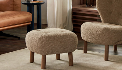 Foot Stools, Ottomans and Poufs